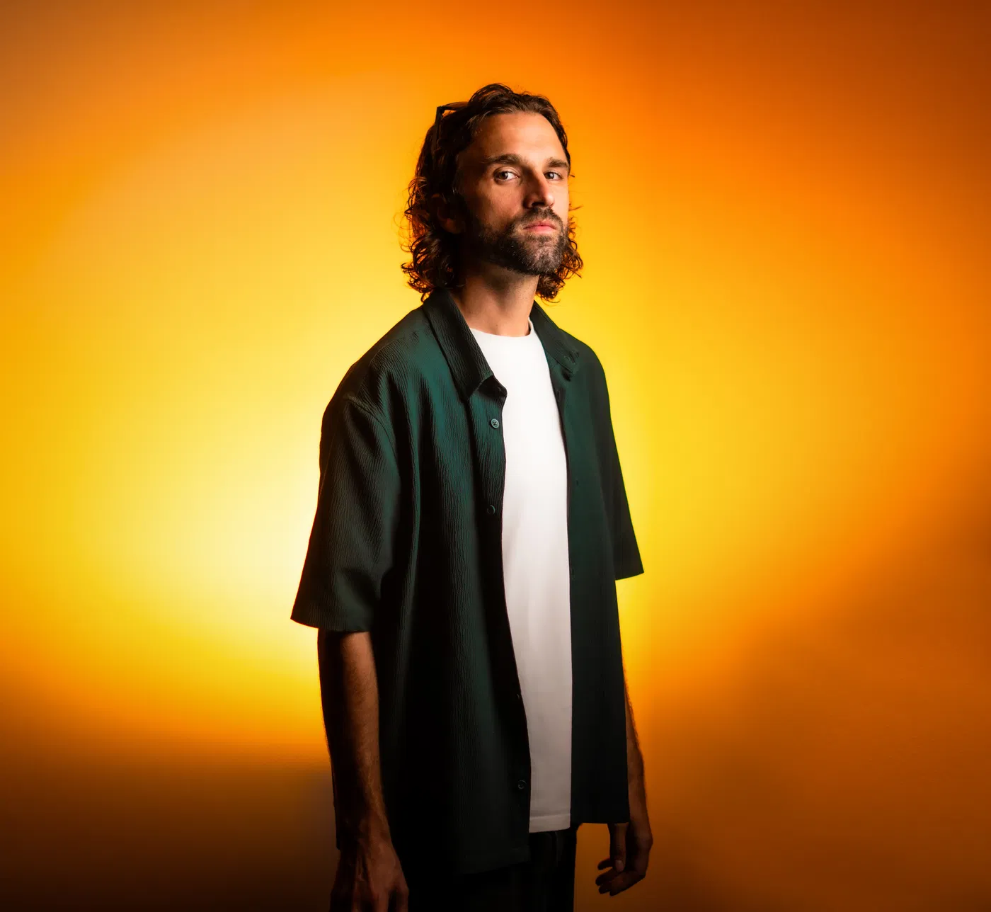 Bazil official yellow background portrait, official reggae artist photo